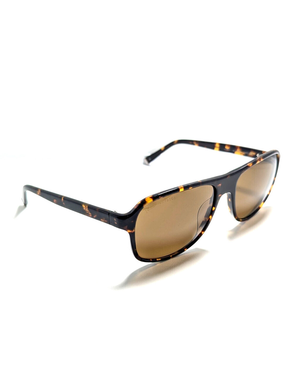 John Varvatos V505UF Women Tortoise Aviator Brown Lens Sunglasses 58-18-140